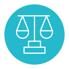 Legal Ethics icon vector image. Can be used for Legal Services.