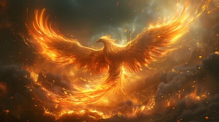 Render transcendent light phoenix background, The phoenix wallpapers are available in hd