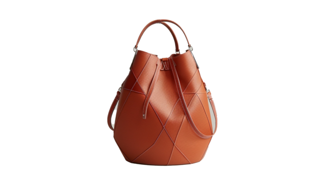 red bag isolated on white