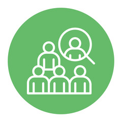 Hiring Staff icon vector image. Can be used for Award Events.