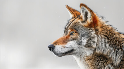 Fototapeta premium near extinction fox , World Habitat wildlife day, world day of endangered species, world Forest and biodiversity. Earth Day or World Wildlife, Biodiversity. Environmental protection.
