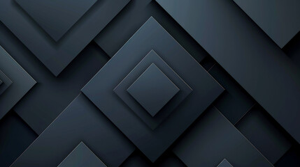 abstract square geometric black and blue background - obrazy, fototapety, plakaty