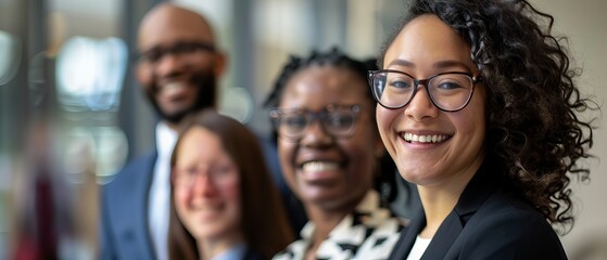 Embracing diversity in the workplace: a dynamic team showcasing inclusive leadership and collaborative business strategies