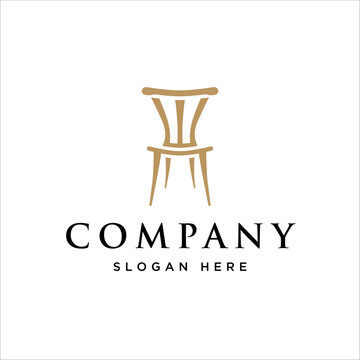 Chair Abstract Minimal Luxury Logo