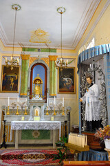 interior church of san luigi 26 September 2023 Presicce acquarica Italy