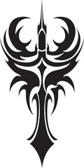 Necromancers Netherblade Battle Axe Vector Symbol Mystic Marauder Fantasy Axe Graphic Symbol