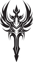 Arcane Anarchy Fantasy Axe Vector Icon Crusaders Cleaver Axe Emblem Graphics