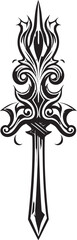 Dragons Wrath Weapon Sword Logo Elven Elite Fantasy Sword Icon