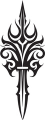 Celestial Cleaver Fantasy Sword Logo Runeblade Revelation Sword Icon Emblem