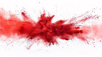 Red Paint Explosion A Celebration of Creativity and Artistry Generative AI
