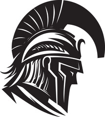 Guardians Glory Warrior Vector Emblem Triumph Triumph Fresh Warrior Iconic Graphic