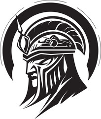 Tenacious Defender Warrior Vector Graphic Guardians Grit Fresh Warrior Emblem Design