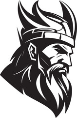 Heroic Guardian Warrior Emblem Symbolic Fearless Fighter Fresh Warrior Vector Emblem