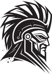 Fearless Guardian Fresh Warrior Emblem Icon Dauntless Defender Warrior Logo Symbolic