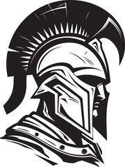 Resilient Guardian Warrior Icon Design Mighty Protector Fresh Warrior Logo Emblem