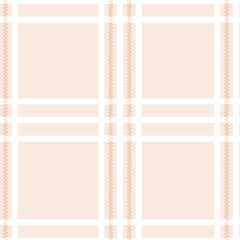 Hand drawn ropey checks capturing the spirit of Easter and spring with brown,off white,pastel peach. Great for home decor, fabric, wallpaper, gift-wrap, stationery, and packaging design projects.

 - obrazy, fototapety, plakaty