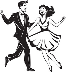 Smiling Sweethearts Marriage Icon Graphics Eternal Bliss Cute Couple Vector