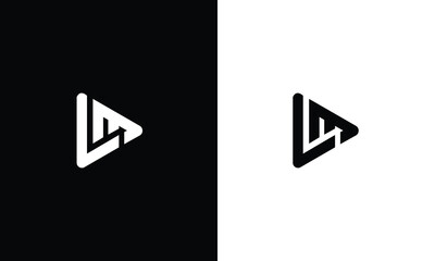 Letter lm Icon Vector Logo Template - obrazy, fototapety, plakaty