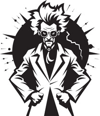 Formula Fusion Vector Logo Icon Laboratory Lunacy Iconic Emblematic