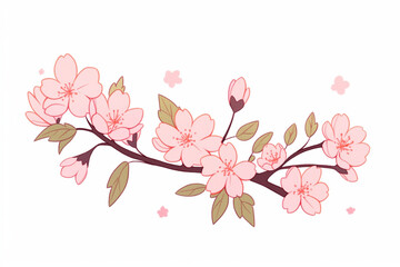 Obraz na płótnie Canvas Cherry blossom Genrative AI