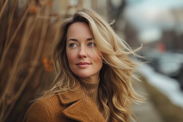 Obraz premium Blonde Bliss: Expertise in Happiness