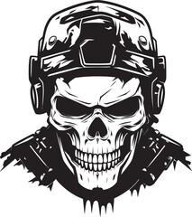 Skull Lethal Legion Vector Logo Graphics Skull Phantom Rangers Military Icon Art