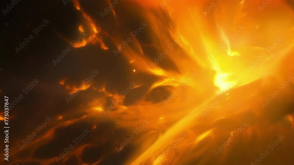Poster amidst the destruction and chaos there is a strange beauty to be found in the way the flares dance a