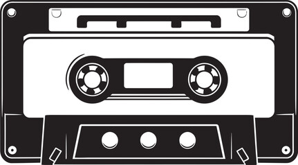 Golden Era Grooves Audio Tape Iconic Design Vintage Vibes Cassette Tape Emblem Graphics