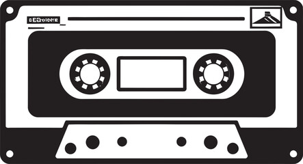 Analog Anthem Audio Tape Iconic Design Vintage Vibes Cassette Tape Emblem Graphics