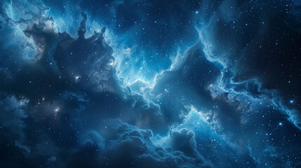 Fototapeta na wymiar Ethereal Nebula Symphony