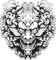 Celestial Borong Delights Vector Iconic Emblem Colorful Borong Essence Graphic Logo Design