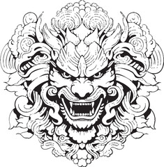 Vibrant Borong Harmony Vector Icon Graphics Symbolic Borong Delights Graphic Logo Emblem