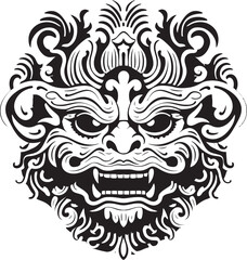 Balinese Borong Legacy Vector Iconic Design Balinese Borong Legacy Vector Logo Design