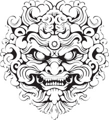 Ornate Borong Elegance Vector Icon Graphics Ethereal Borong Splendor Graphic Logo Emblem