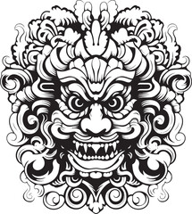 Majestic Borong Harmony Vector Emblem Graphics Ethereal Borong Tranquility Graphic Logo Icon