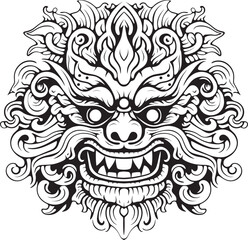 Celestial Borong Essence Vector Iconic Design Nostalgic Borong Majesty Graphic Logo Graphics