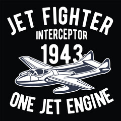 jet fighter interceptor 1943 one jet engine - obrazy, fototapety, plakaty