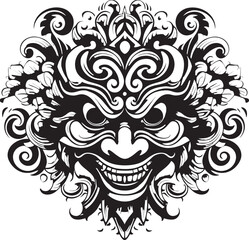 Nostalgic Borong Harmony Graphic Logo Design Traditional Borong Dreams Vector Emblem Graphics