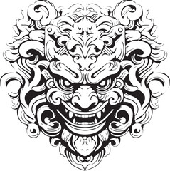 Ornate Borong Details Balinese Iconic Graphics Spiritual Borong Inspirations Balinese Logo Design