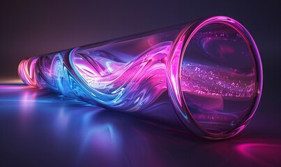 Pink and Purple Glowing Vase A Monthly Must-Have for the Modern Home Generative AI