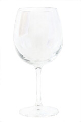 isolated empty wine glass transparent background photo