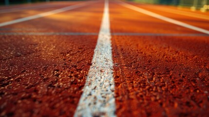 Running track concept. Generative AI