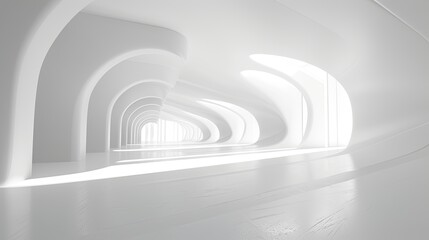 Wide white background. Generative AI