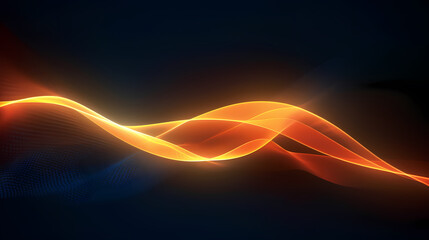 Abstract wave technology concept