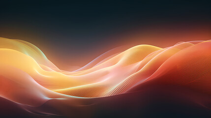 Abstract wave technology concept