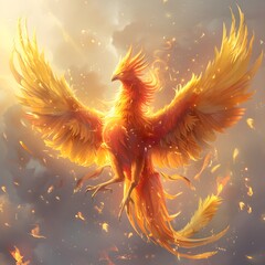 Render transcendent light phoenix background, The phoenix wallpapers are available in hd