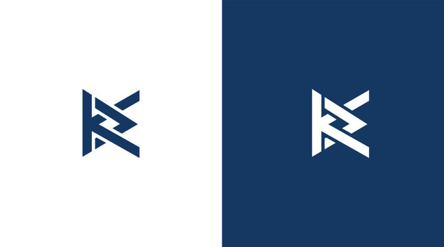 KV Letter Logo Design, VK icon Brand identity Design Monogram Logo
