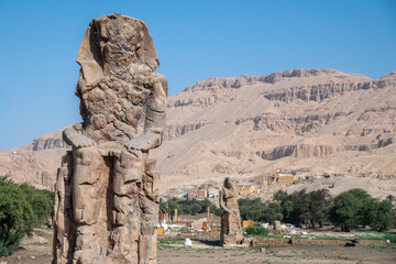 Colossi of Memnon, Luxor, Ancient Egypt, Tourist Attractions