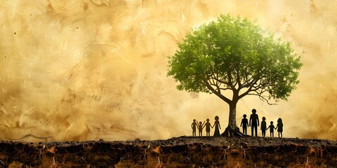 Branching Family Tree Stories with Deep Rooted Pathways into the Horizon