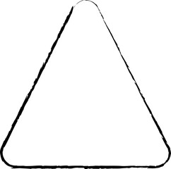 Brush rounded triangle. Concept art
